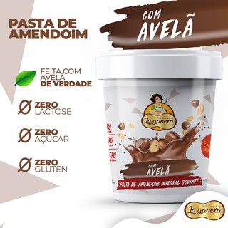 Pasta De Amendoim Integral Gourmet Cookies Cream Zero Açucar zero Glútem La  Ganexa