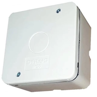 Caixa Plastica Organizadora p/ Camera Cftv C/ Parafuso e Vedação Stilus