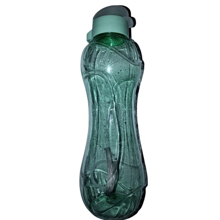 Garrafa Térmica 600ml Transparente Verde - Produto - Pererê Peças