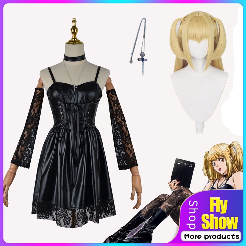 Death Note Misa Amane Stockings Cosplay Socks Death Note Misa Amane Cosplay  Gloves Lolita Socks Lace Sleeve Gothic Tights