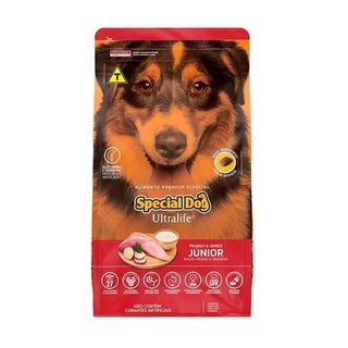 Ração Special Dog Ultralife Junior Cães Filhotes Porte Médio e Grande Frango e Arroz 15kg