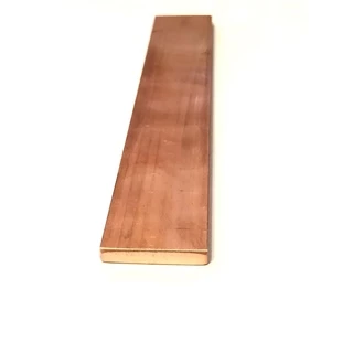 Barra chata cobre eletrolítico 3/4"x1/8" / 19mmx3mm com 70cm / 146a