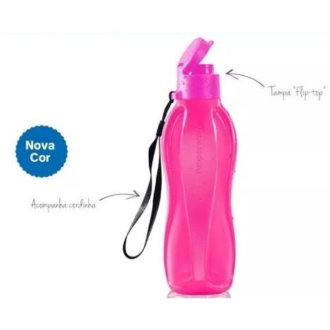 garrafa rosa neon tupperware 500ml | Shopee Brasil