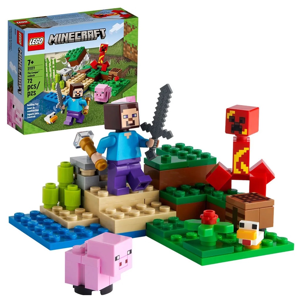 Lego Minecraft - A Casa do Axolotl 21247 - Vila Toys
