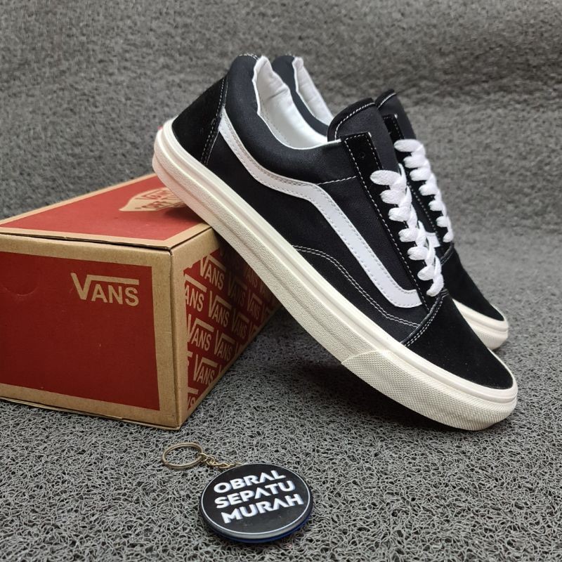 Jumbo VANS Velho SKOOL VAULT OG Preto Branco Vantel DT 44 45