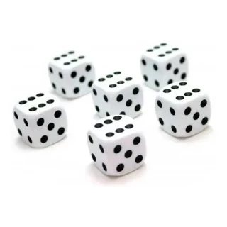 Kit 100 Dados Tradicional Para Jogos Rpg Tabuleiro 16mm