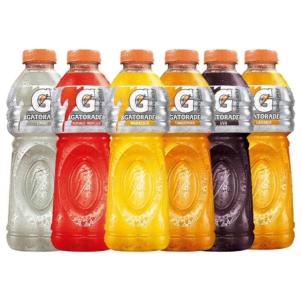 Kit com 9 unidades Gatorade sabores diversos envio imediato validade