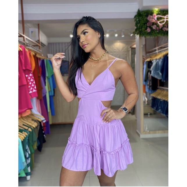 Vestido store curto verao