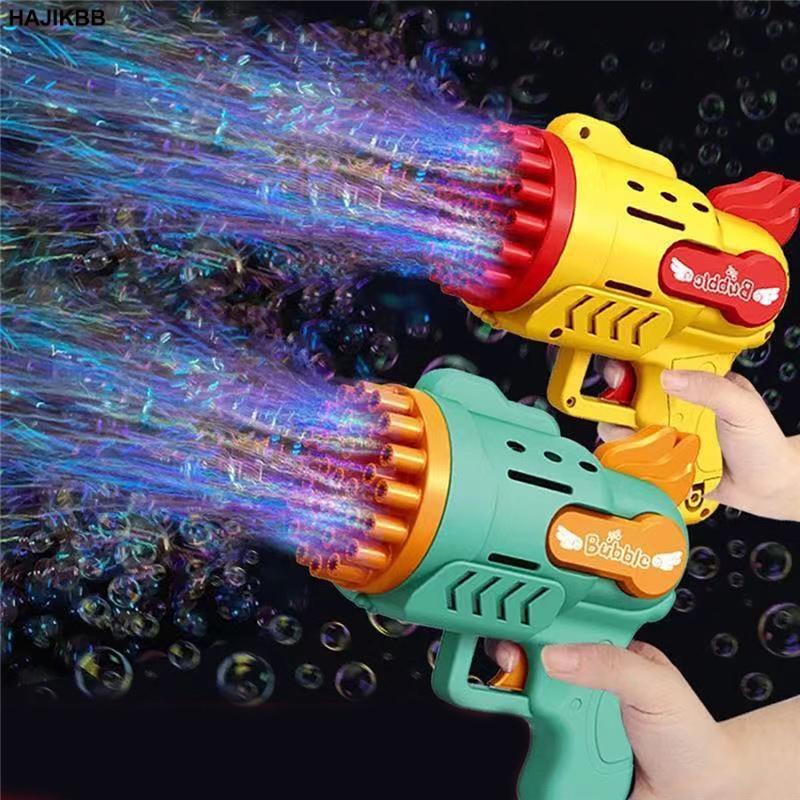 29 Holes Bubble Gun Brinquedos Soap Bubbles Machine para crianças