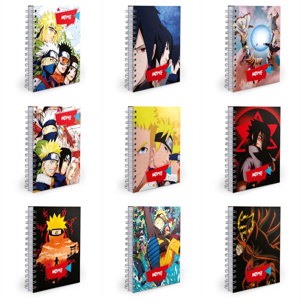 Agenda 2024 Personalizada NARUTO - Com Seu Nome