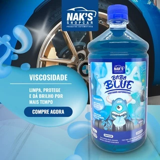 Pneu Pretinho Automotivo 1 Litro Baba de Onça Blue Concentrado Brilho Intenso