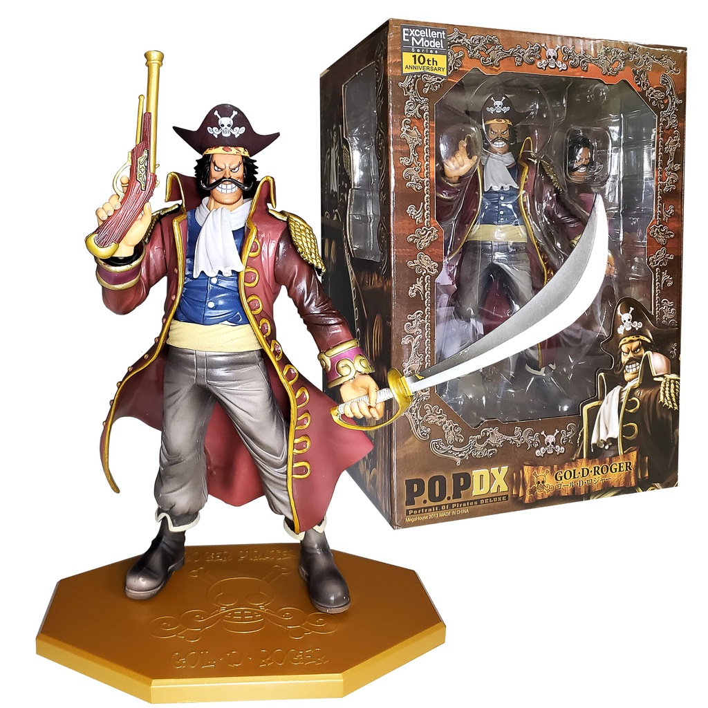 Figura One Piece Gol D. Roger Rei dos Piratas Bandai - Oderço -  Colecionáveis - Magazine Luiza