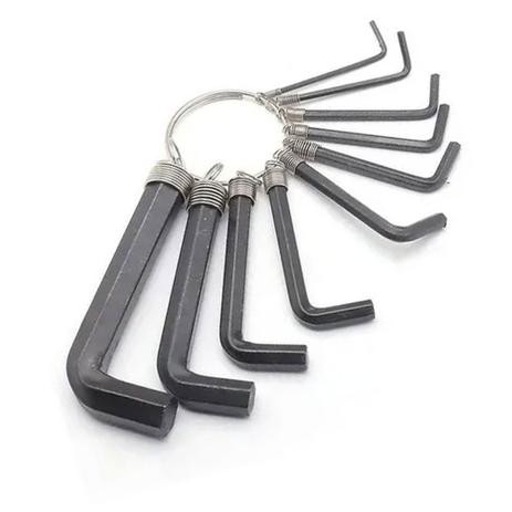 Chave Allen 10 Peças De 1,5mm à 10mm Aço Carbono Sparta Oferta | Shopee ...