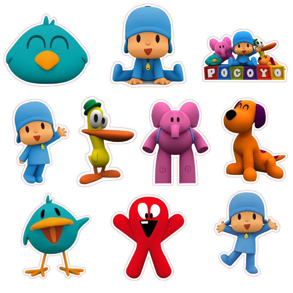 Pack com 100 imagens png do desenho Pocoyo - Cantinho do blog