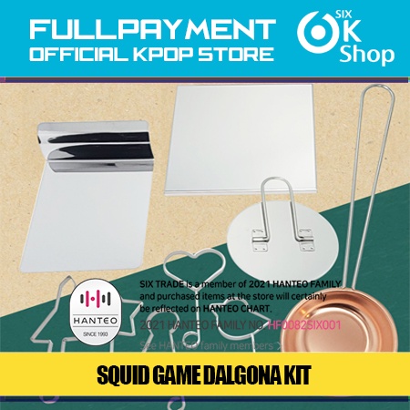 Squid Game - Dalgona Kit (DIY Sugar Cookie Kit) | Shopee Brasil