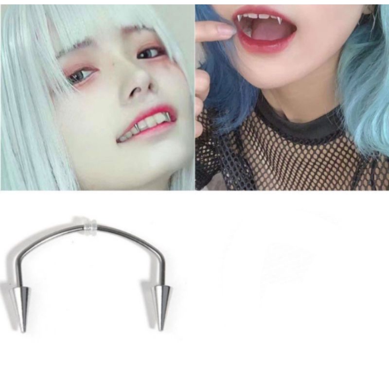 Piercing smile Dente de vampiro | Shopee Brasil