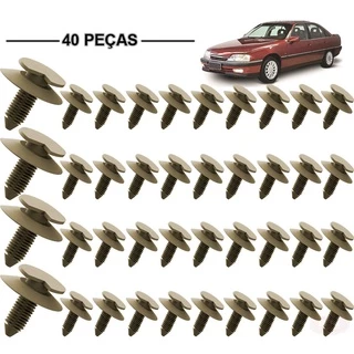 40 Grampos Forro Forração Chevrolet Omega 1993 até 1998