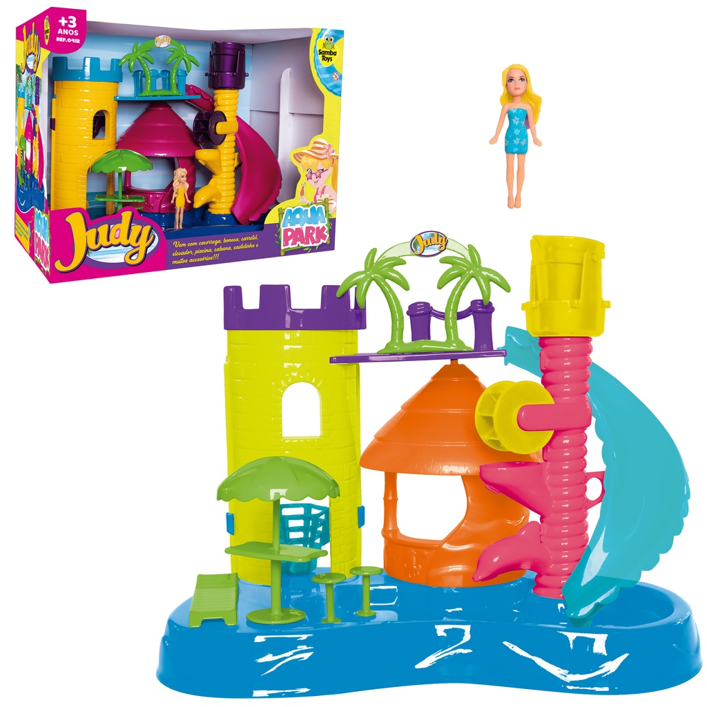 Polly Pocket Parque Aquático De Esportes Mattel - HDW63