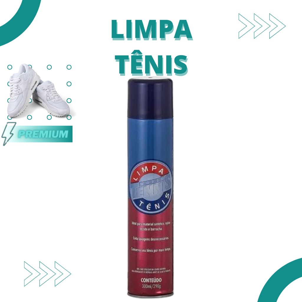 Limpeza de store tenis a seco