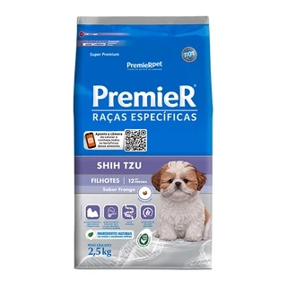 Ração Premier Raças Específicas Shih Tzu para Cães Filhotes - 2,5Kg