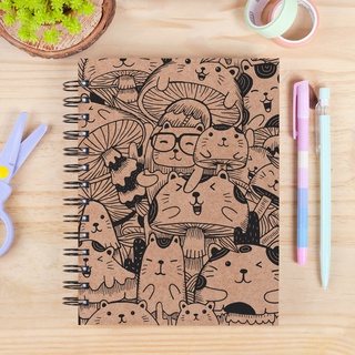 Caderno de Desenho Sketchbook 240g Cat Halloween