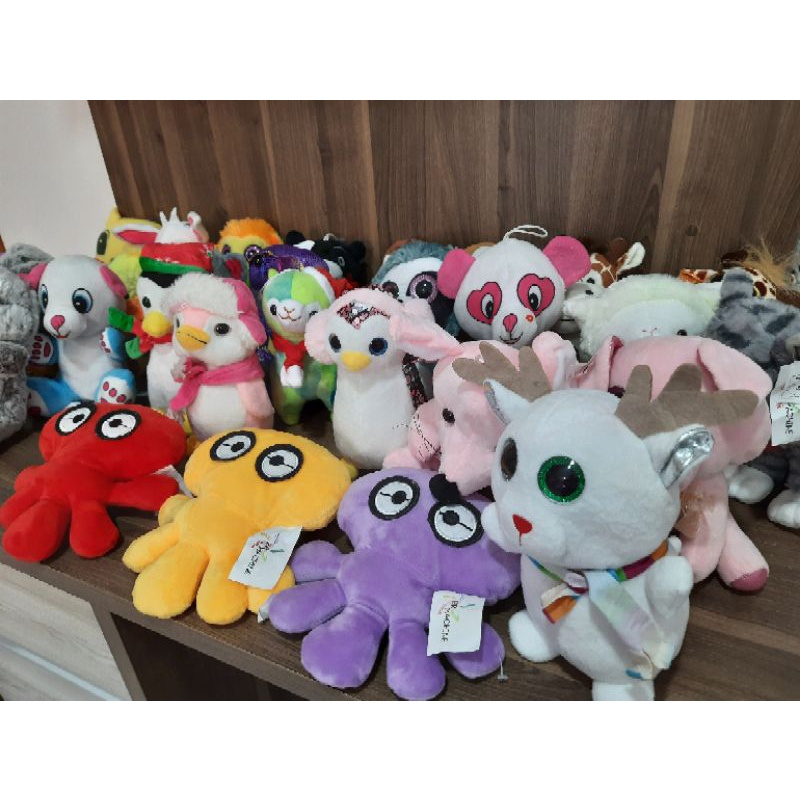10 unidades / kit de pelúcia / lote de Pelúcias / br machine | Shopee ...