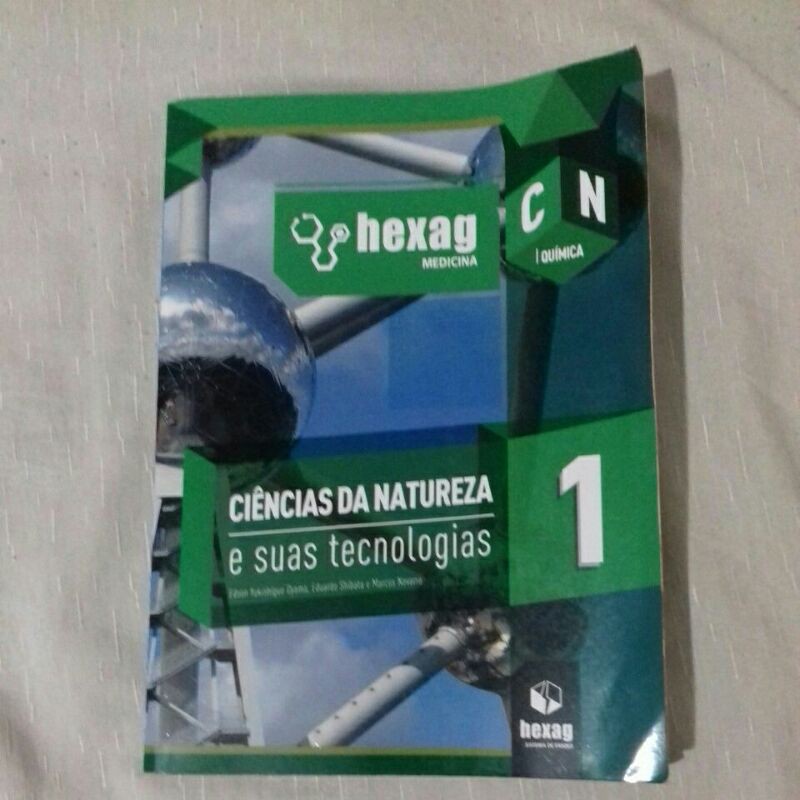 Apostilas HEXAG MEDICINA usadas semi-novas pré vestibular 1-6 QUÍMICA ...