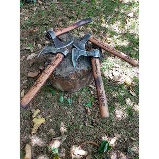 Machado de arremesso viking medieval ARTESANAL