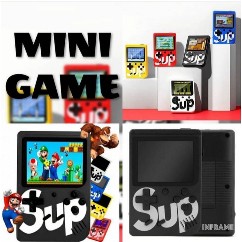 Mini Vídeo Portátil 500 Geme Jogos Sup Retro Clássico lcd colorido Para crianças