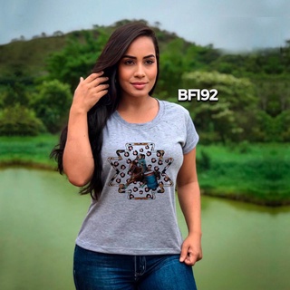 Blusa Feminina T Shirt Cowgirl Cavalgada Country Bruta BF192