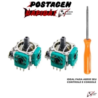 2 Analógicos 3d Original Xbox One / One S / Séries com Torx T8