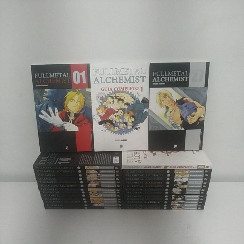 Otakus Brasil Shop on X: O Box de Fullmetal Alchemist da edição americana  eu achei bem bonito. Foi lançado em 2011 pouco tempo depois que o mangá foi  finalizado e conta com