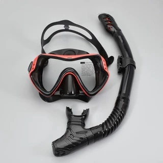 Máscaras De Mergulho Profissional Conjunto Com Snorkel Saia De Silicone Para Adultos Óculos De Proteção Anti-Embaciamento Equipamento Piscina De Pesca