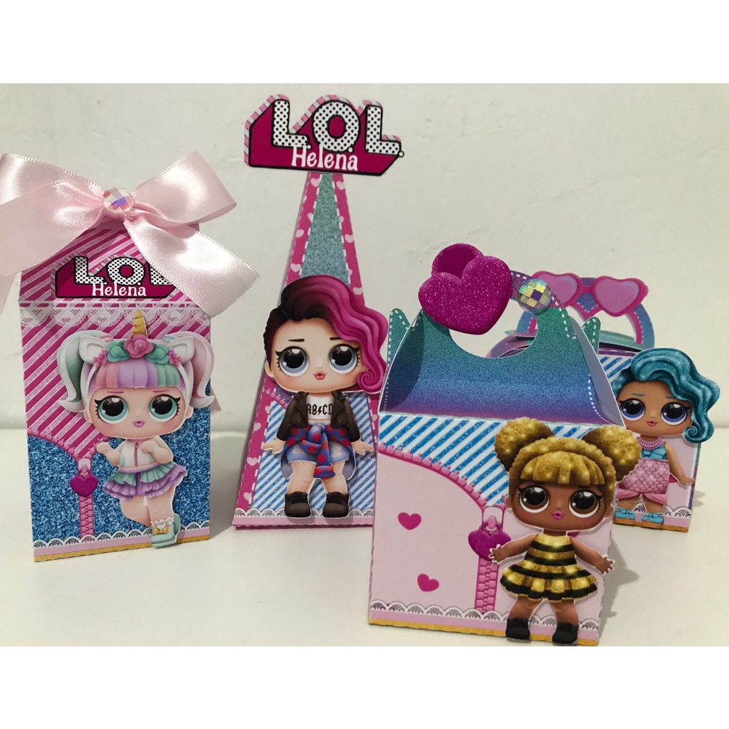Kit Festa Infantil - Papelaria Personalizada - Tema LOL Surprise ...