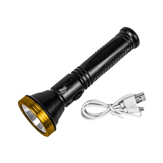 Lanterna Recarregável LED 3W Com Luz Negra Lateral