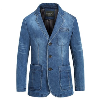 blazer jeans masculina