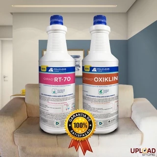 Kit Profissional Limpeza De Estofados, Carpetes e Tapetes Removedor de Manchas 1 L cada