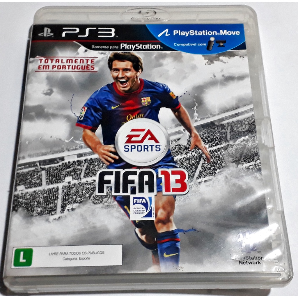 Jogo Fifa 13 - Ps3 - Mídia Física Original