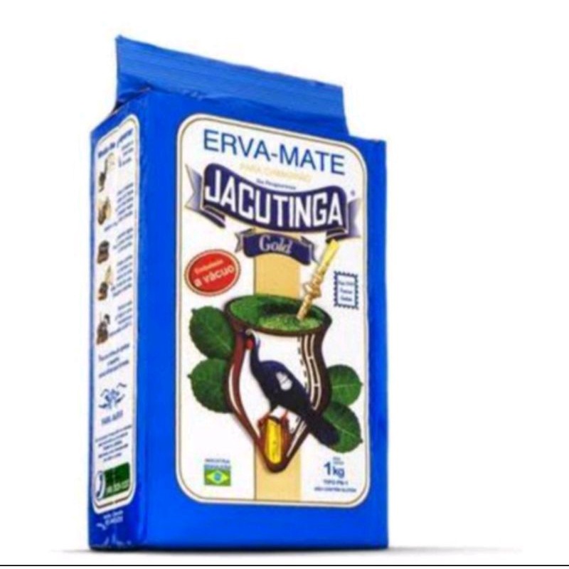 Erva-Mate Jacutinga Gold embalada a vácuo 1kg | Shopee Brasil