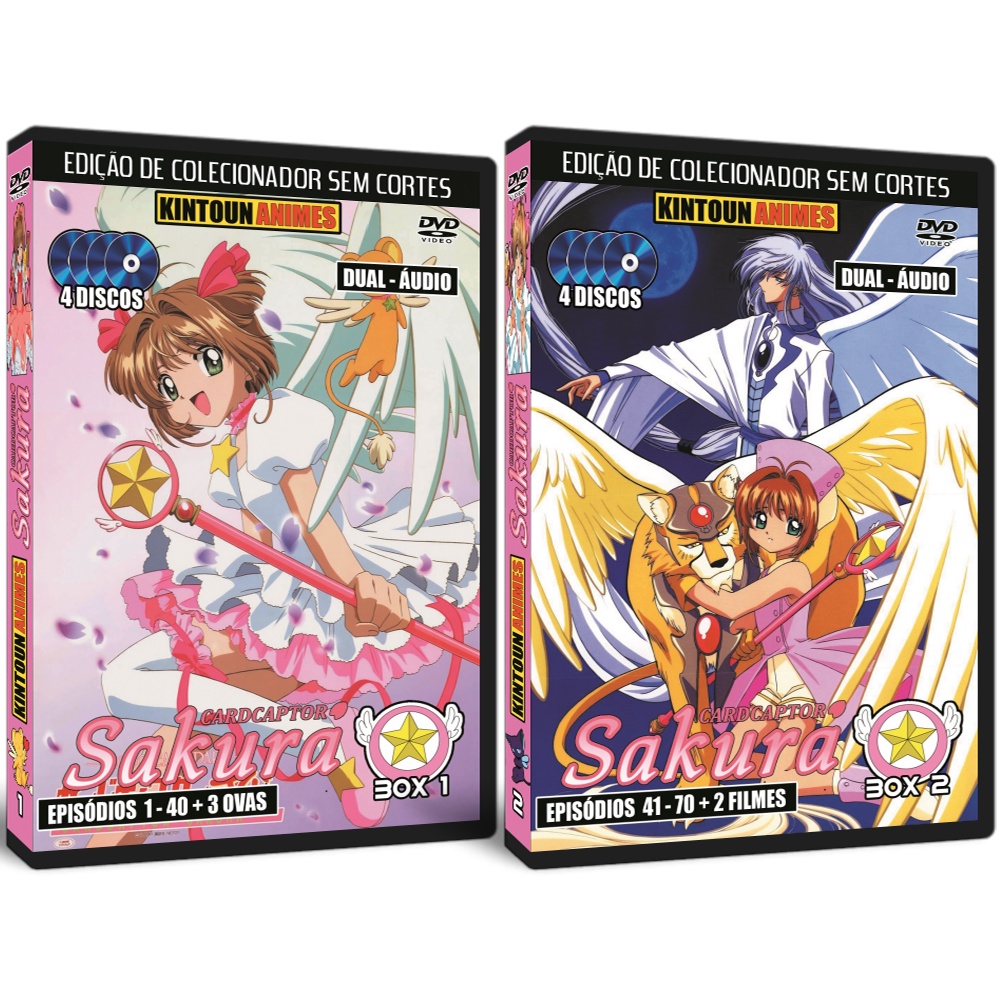 Sakura Card Captors Série Completa Dublada + 2 Filmes + Ovas