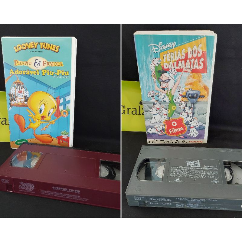 Fita Vhs Uma Historia A Tres Orig Dublado