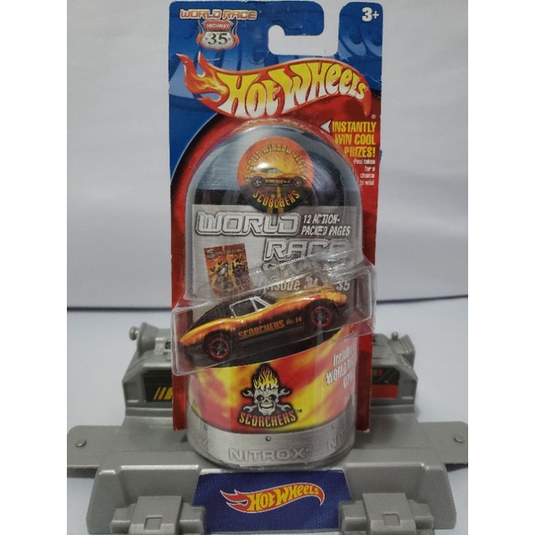 Hot Wheels World Race 35 Highway Scorchers Corvette 63