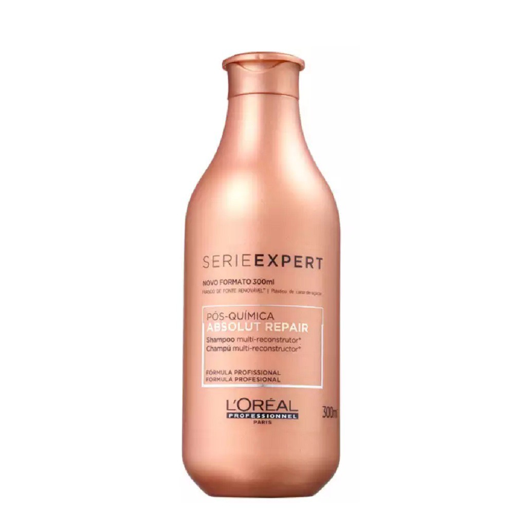 Shampoo Loréal Absolut Repair Pós Química 300ml Shopee Brasil 4879