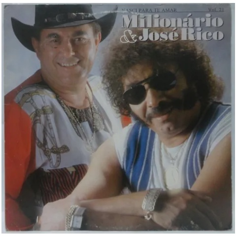 Lp Vinil Usado Milionário E José Rico Nasci Para Te Amar Vol.21 ...