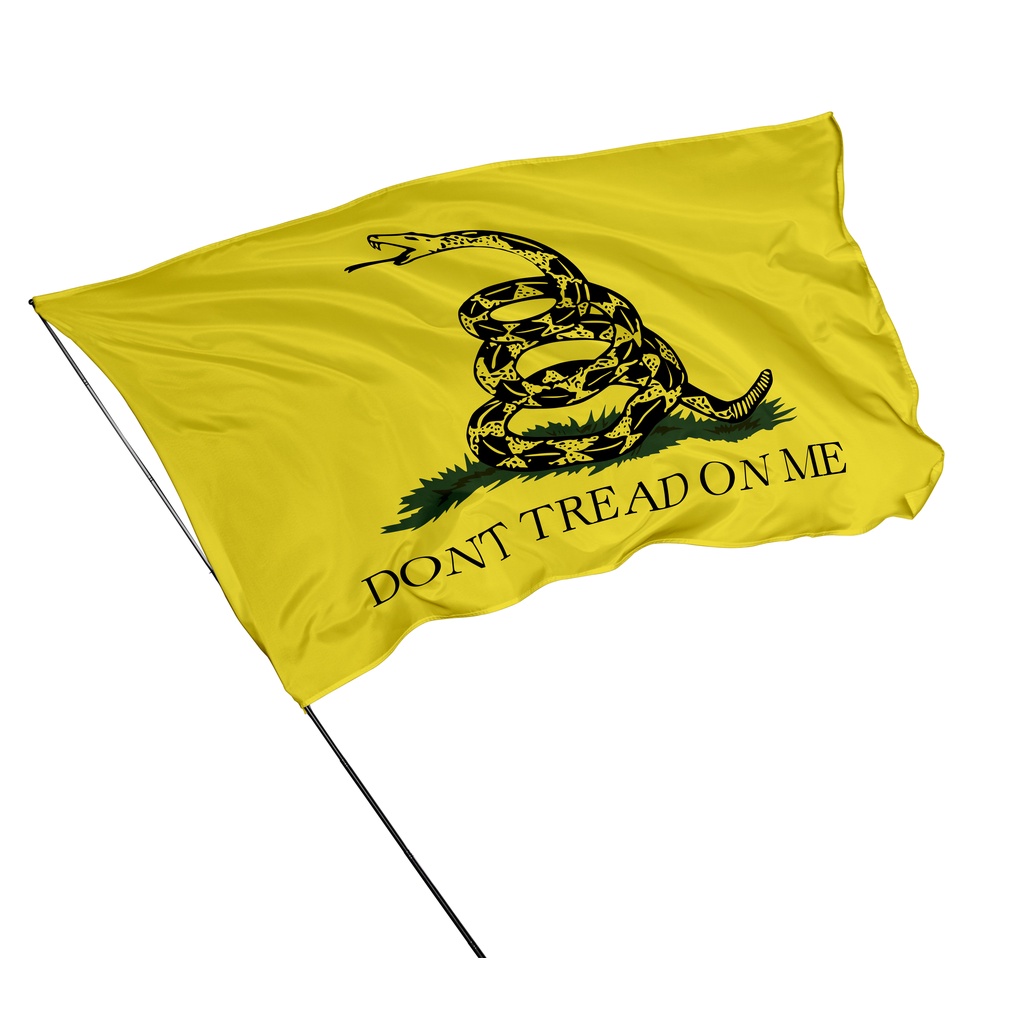 Bandeira Gadsden Don't Tread On Me 1,50m X 1m Liberal Ancap .