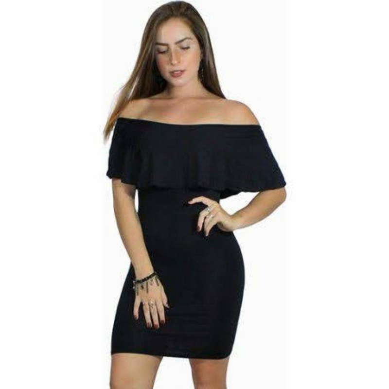 Vestido tubinho ombro a hot sale ombro