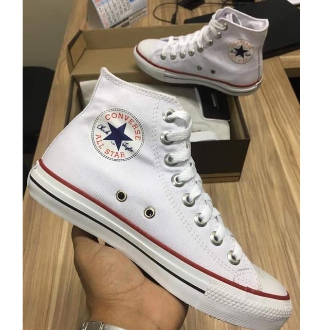 Tenis all star botinha cano alto casual promoção converse taylor longo super leve