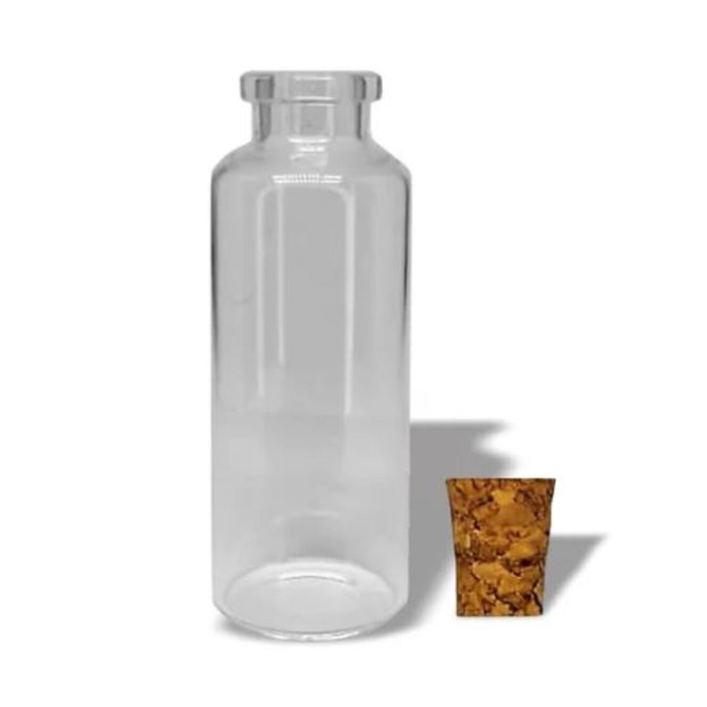 Kit com 10 vidros de 30 ml com rolha - Ideal para colocar fotos, flores ou sais (Lembrancinha de festa ou presente personalizado)