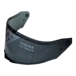 Viseira Fumê Capacete Novo Helt Avant Bull Night S/ Óculos