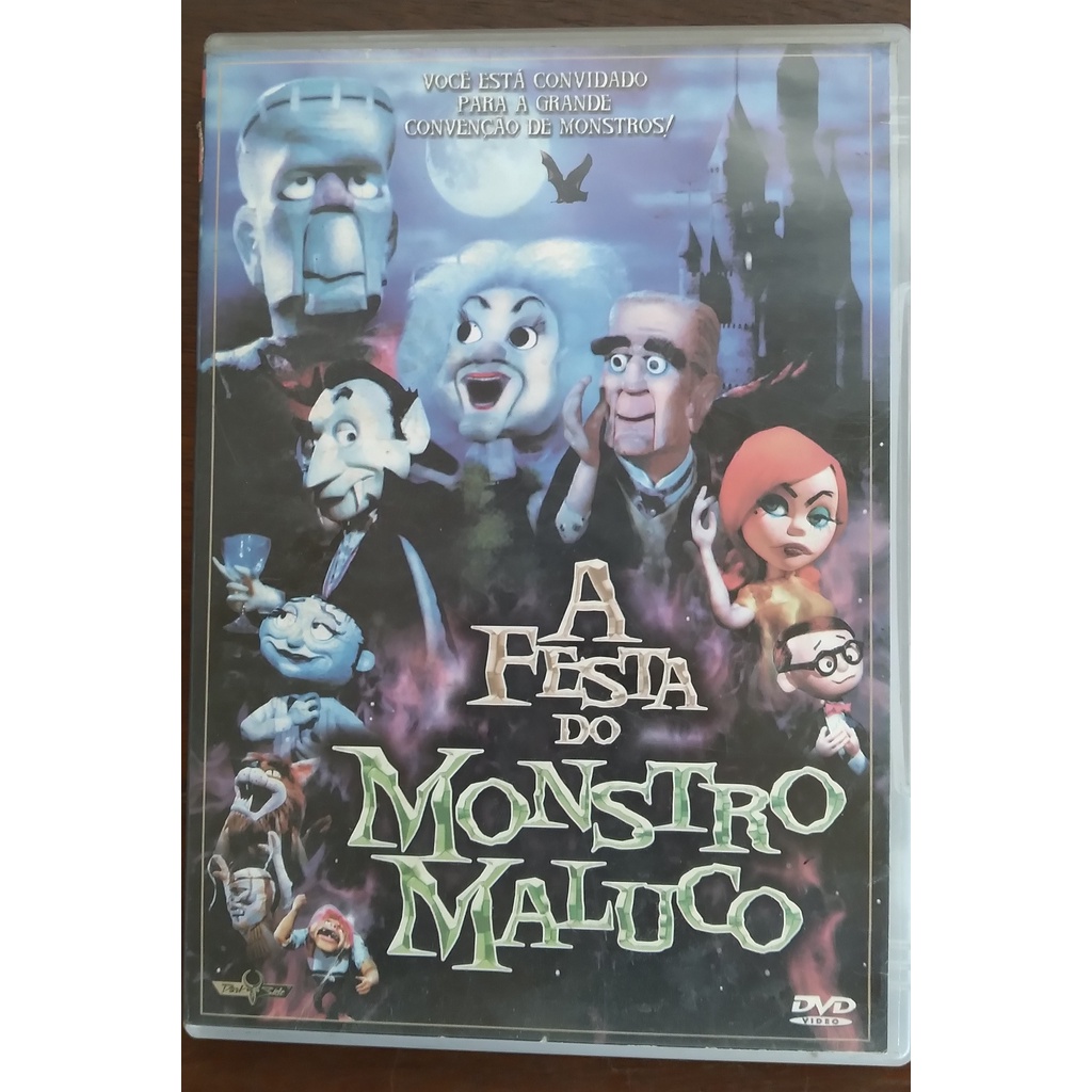DVD A Festa do Monstro Maluco Shopee Brasil